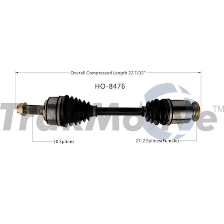 Surtrack Axle Cv Axle Shaft, Ho-8476 HO-8476